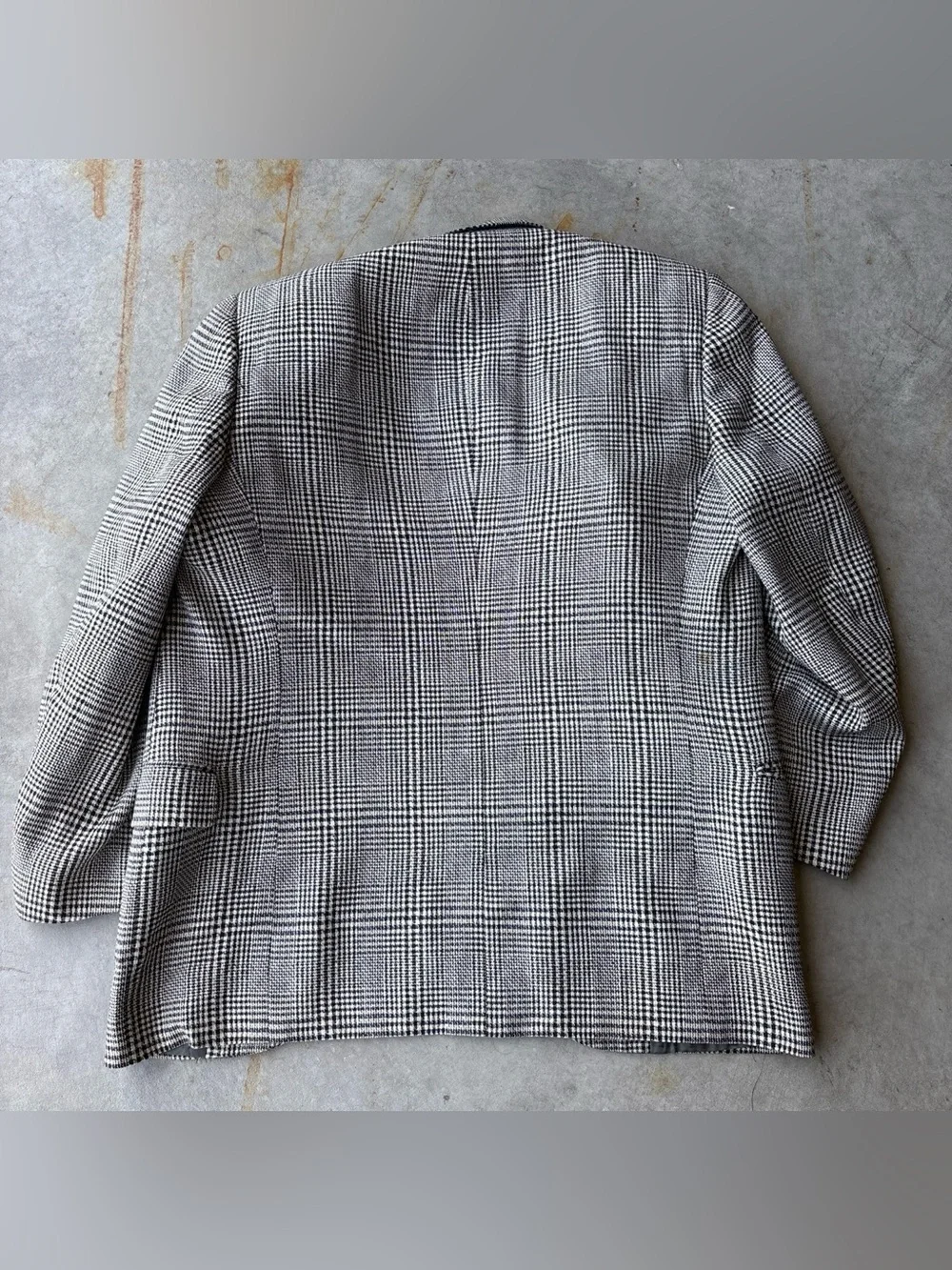 Vintage Men’s Dior Monsieur Glen Plaid Sport Coat Blazer Luxury Jacket 38R